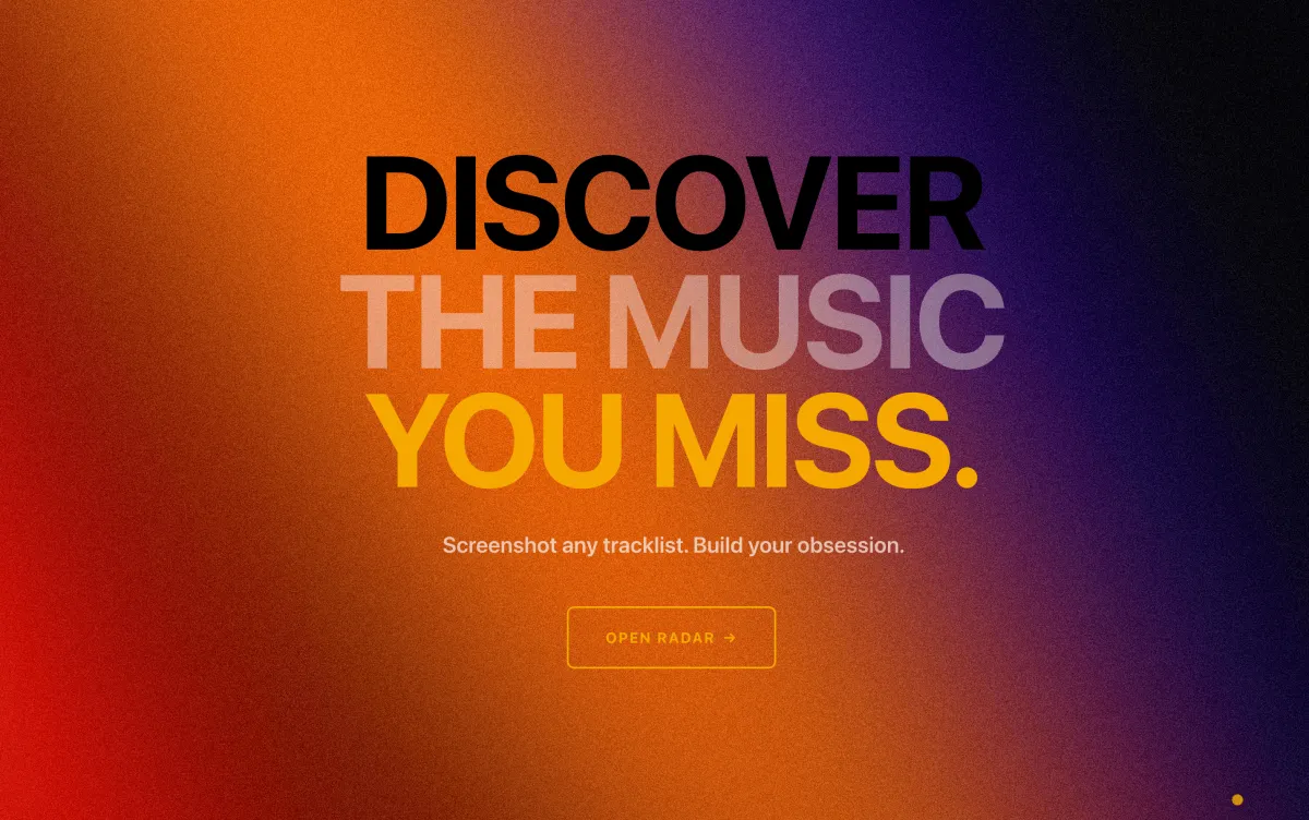 Phase: Radar - Electronic music analysis platform