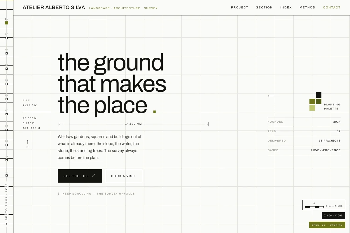 Atelier Alberto Silva, landscape architecture studio