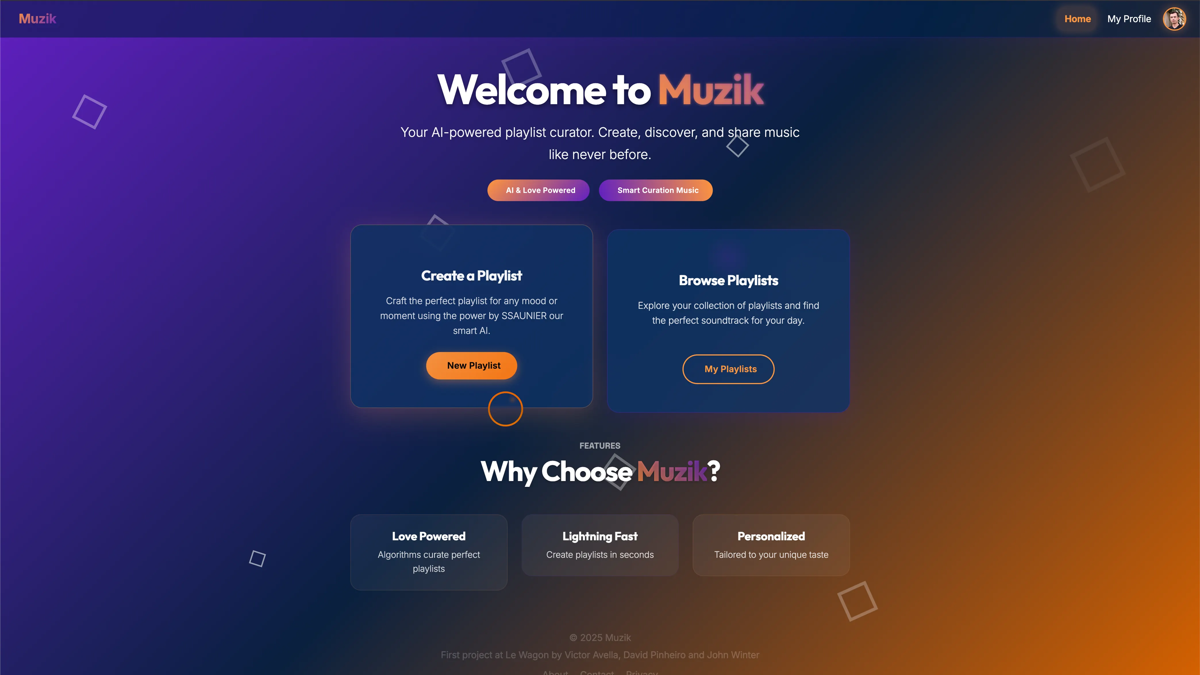 Muzik - Music discovery app