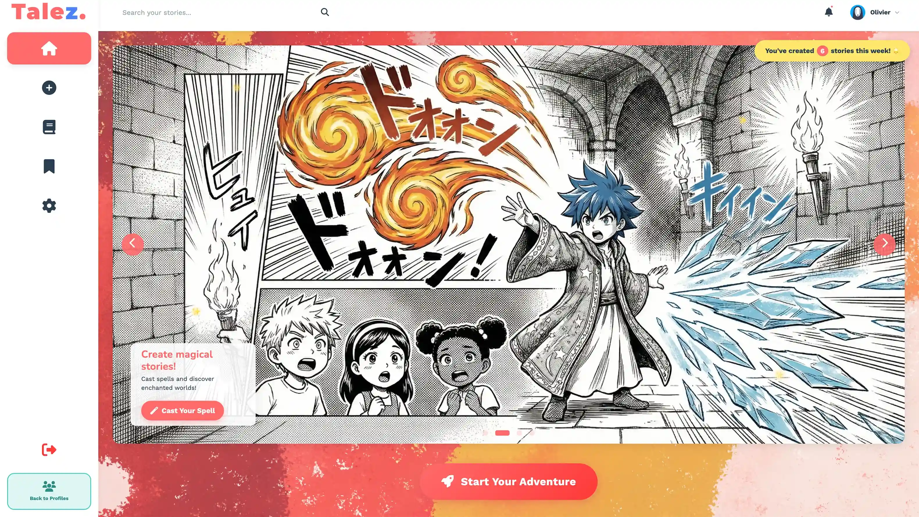 Talez - Interactive storybook app