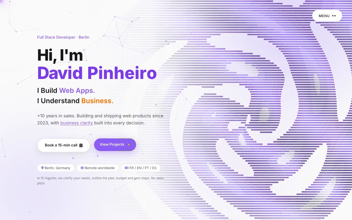 David Pinheiro portfolio, creative development and motion design
